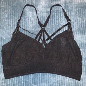 size 2 strappy bralette